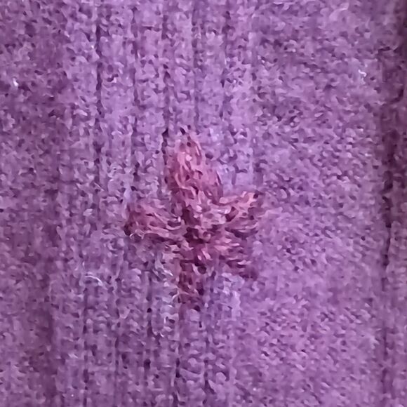 Alexander Bartlett wool Burgundy scoop-neck cropped sweater size S - Picture 5 of 6